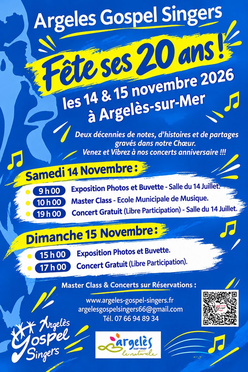 LES 20 ANS D'ARGELES GOSPEL SINGERS