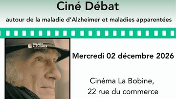 Ciné-débat autour de la maladie d'Alzheimer et maladies apparentées