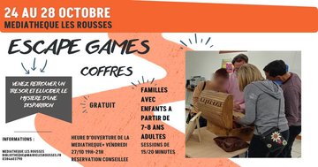 Coffres d'Escape Game