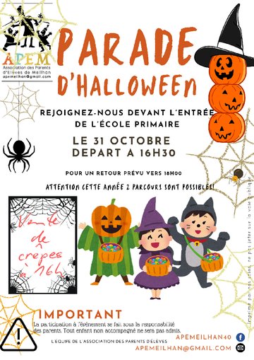 Meilhan fête Halloween