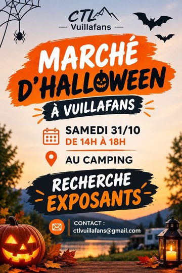 Marché d' Halloween - Appel Exposants