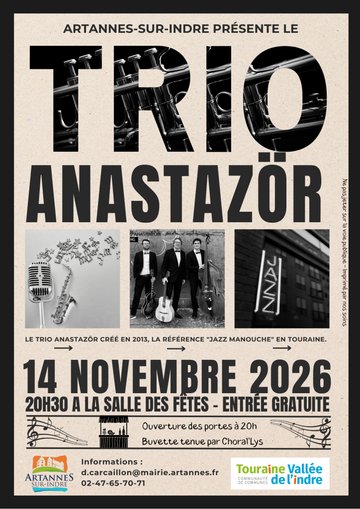 Concert jazz TRIO ANASTAZÖR