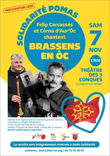 Brassens en Òc - Solidarité Pomas
