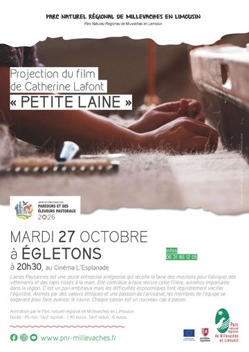 Projection du film de Catherine Lafont  « Petite Laine »
