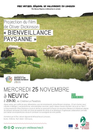 Projection du film  de Oliver Dickinson  « Bienveillance paysanne »