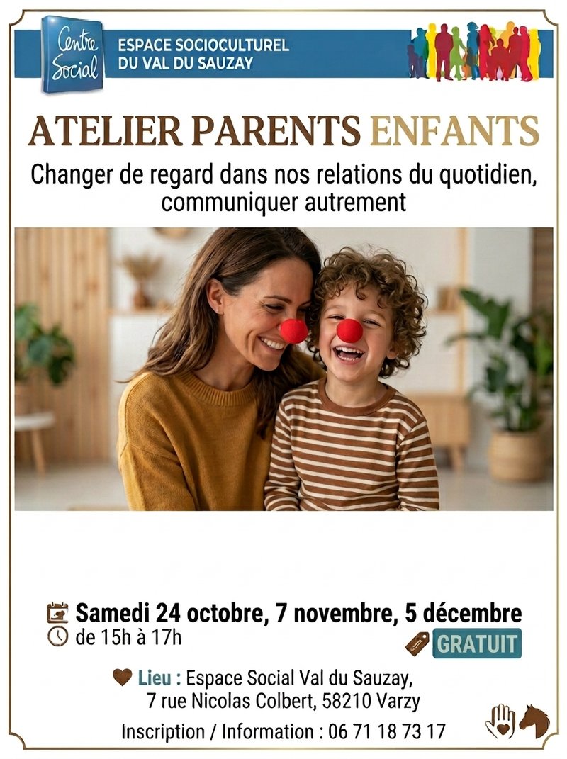 Atelier clown parents enfants