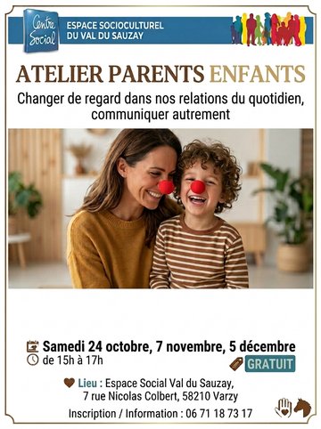 Atelier clown parents enfants