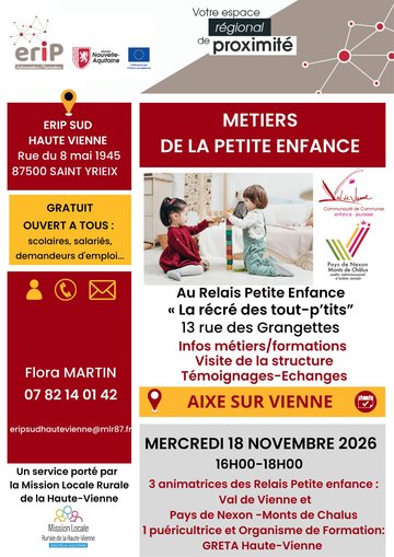 Les métiers de la petite enfance
