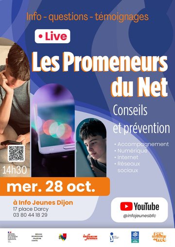 Les live d’Info Jeunes : les Promeneurs du Net