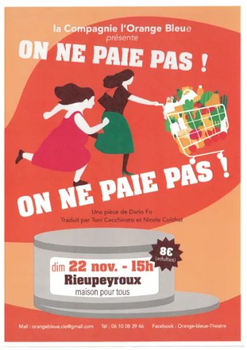 Théâtre "On ne paie pas !"
