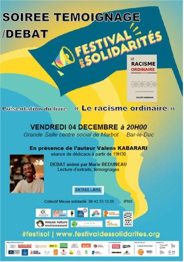 Festival des solidarités - Lecture-débat