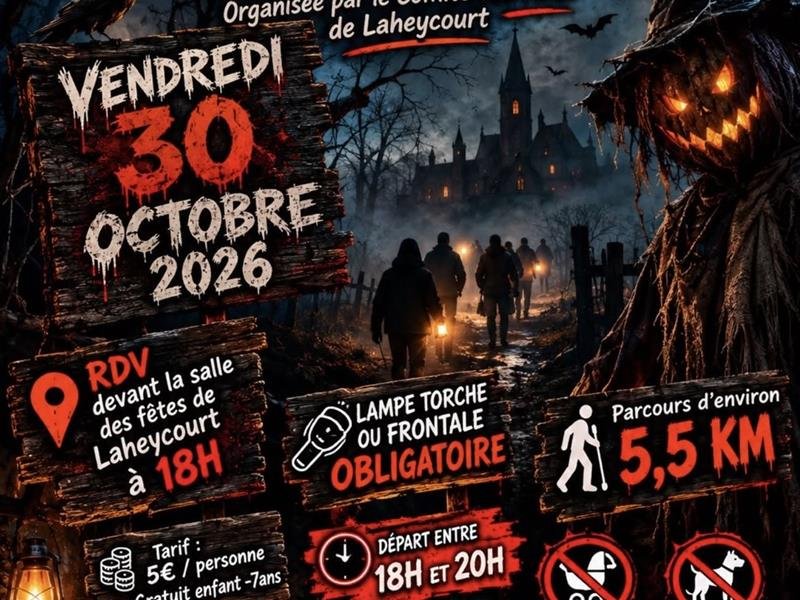 L'épouvante marche de Laheycourt