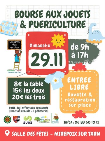 Bourse aux jouets et puériculture des Amis des Ecoles