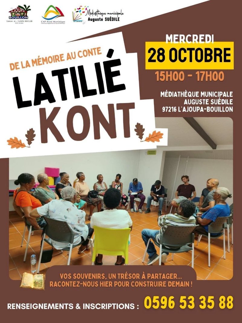 [Atelier] DE LA MÉMOIRE AU CONTE LATILIÉ KONT