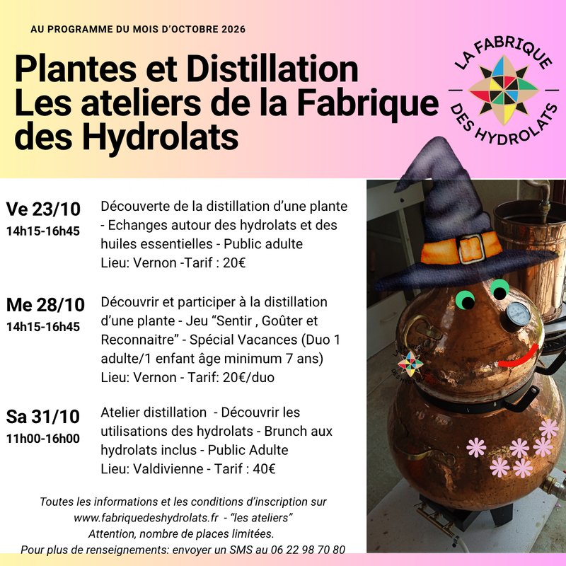 ATELIER PLANTES & DISTILLATION