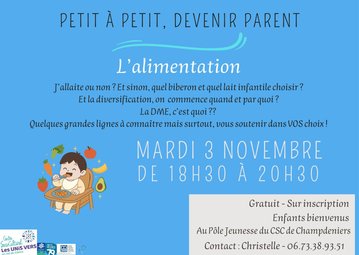 CSC : Petit à petit, devenir parent