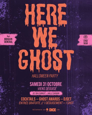 HERE WE GHOST · HALLOWEEN PARTY À DARWIN