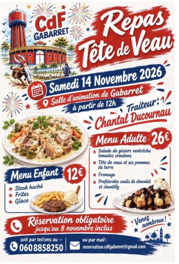 Repas tête de veau