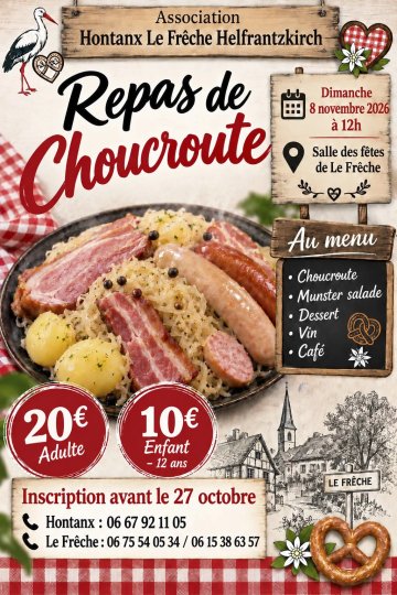 Repas : Choucroute