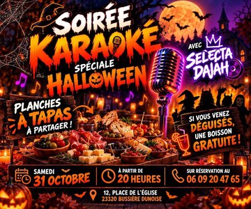 Soirée Karaoké spéciale Halloween
