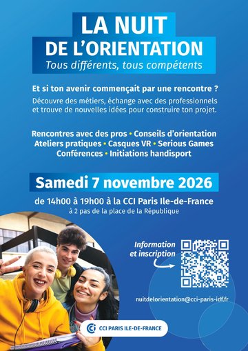 Nuit de l'Orientation de la CCI Paris IDF