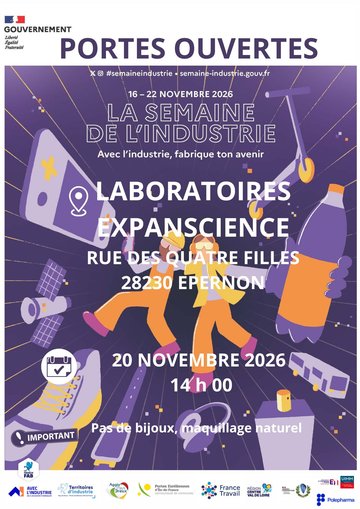PORTES OUVERTES  LABORATOIRES EXPANSCIENCE