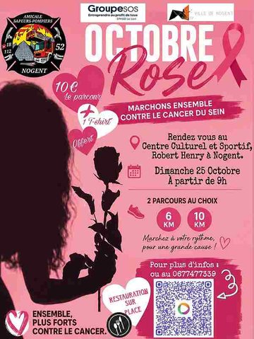 Marche rose à Nogent