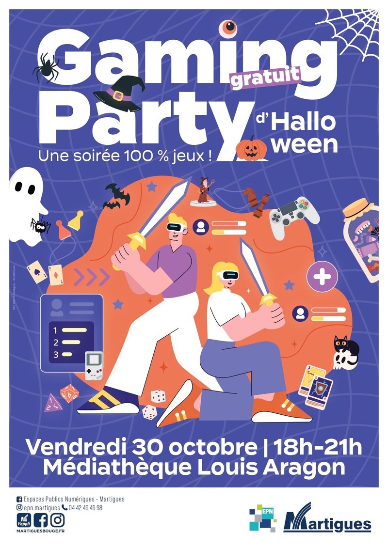 La Gaming Party d'Halloween