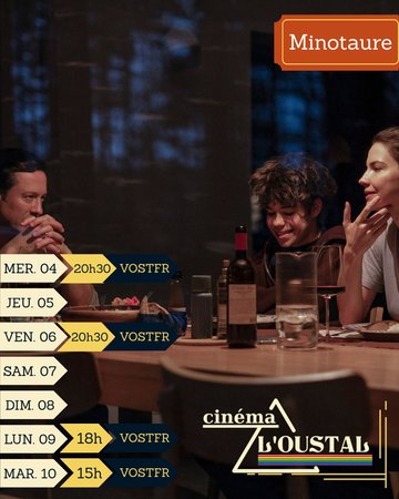 Minotaure, 2h20, drame de Andrei Zviaguintsev avec Dmitri Mazourov, Iris Lebedeva.  Grand prix Cannes 2026, représentant de la France aux Oscars.