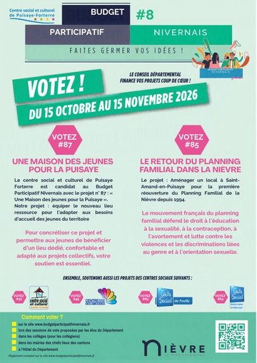 Budget participatif nivernais, c'est parti !