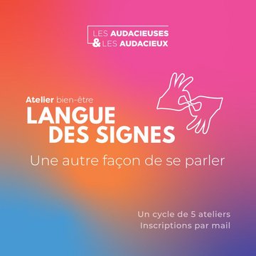 Atelier Langue des signes