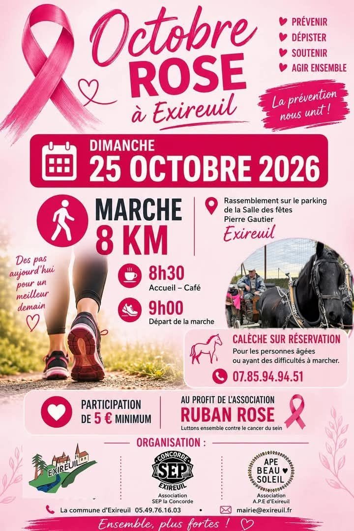 Octobre Rose à Exireuil