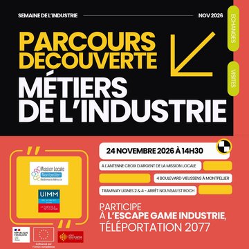 Parcours découverte des métiers de l'industrie : Escape Game Industrie