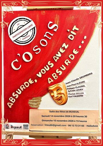 Théâtre C'Osons - Absurde, vous avez dit absurde...