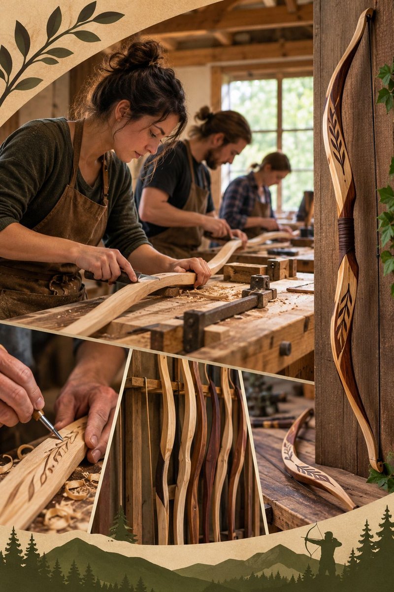 Atelier fabrication d'arc en bois