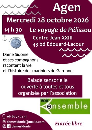 Balade contée par Dame Sidonie à Agen