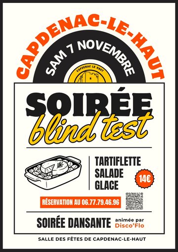 Soirée blind test à Capdenac-le-Haut