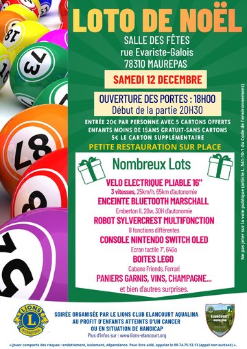 LOTO CARITATIF DE NOEL
