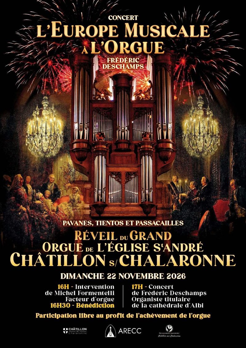[CONCERT] L'Europe Musicale au Grand Orgue de l'église Saint-André