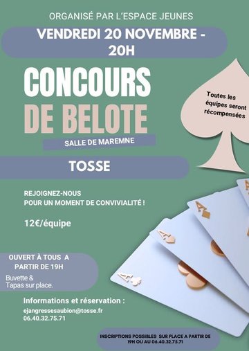 Concours de belote