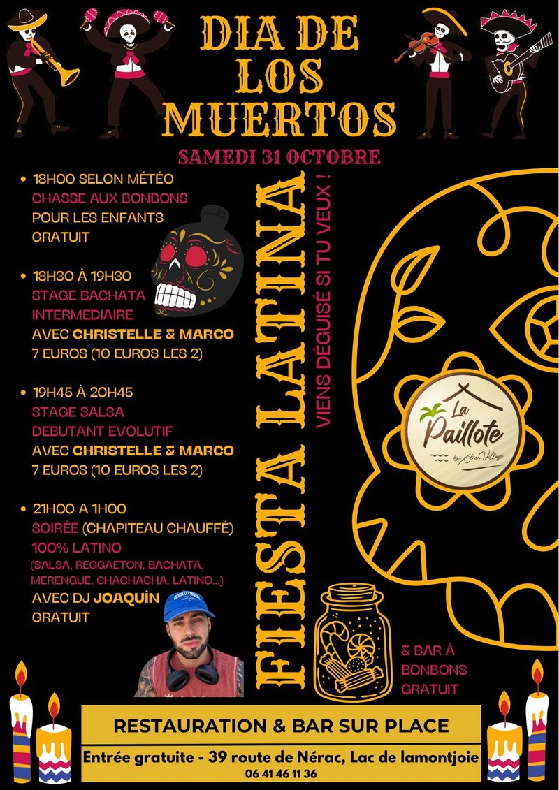 Dia de los muertos à la Paillote