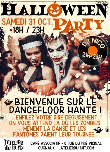 Halloween Party à L’Atelier du Huit
