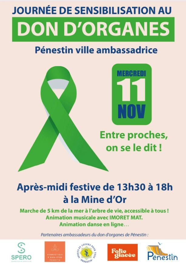 Journée de sensibilisation au don d'organes
