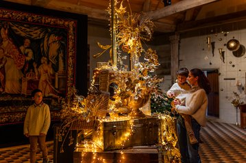 Noël au pays des châteaux I Visite guidée de Noël