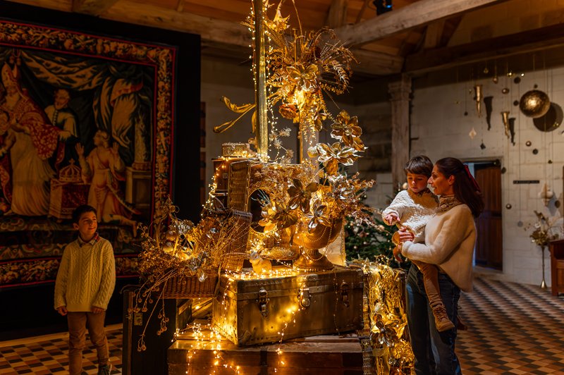Noël au pays des châteaux I Visite guidée de Noël