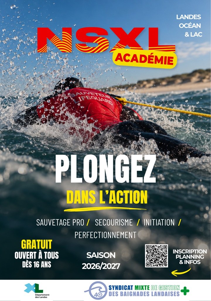 NSXL tour : séance découverte au métier de nageur sauveteur