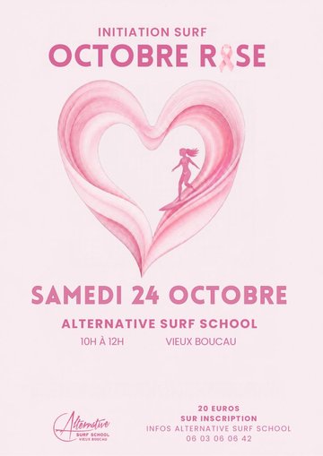 Initiation au surf - Octobre Rose
