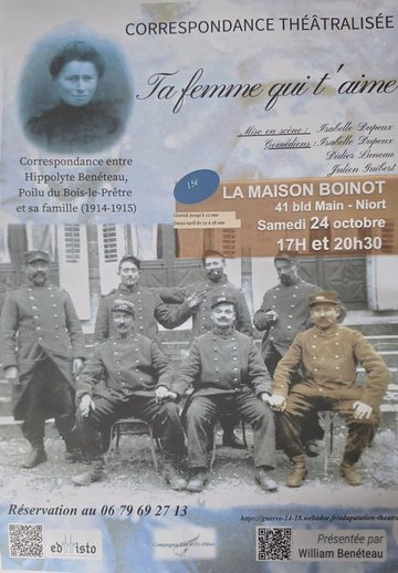 Théâtre "Ta femme qui t'aime" à Niort