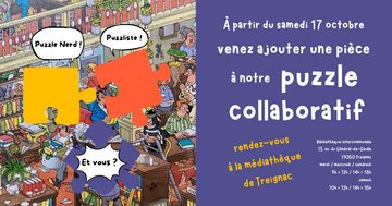 Médiathèque : Puzzle collaboratif