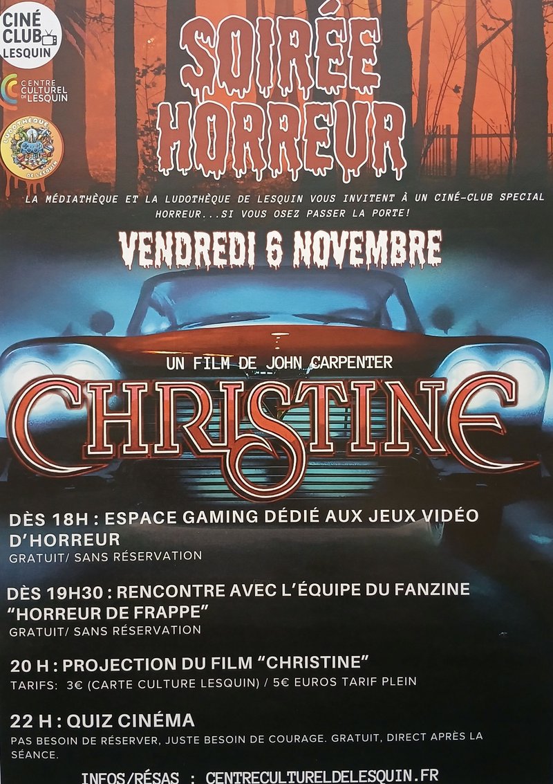 Cinéclub Horreur (Halloween)